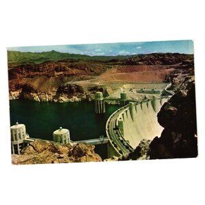 Crest Of Hoover Dam Postcard Mike Roberts Kodachrome Color C2542 Desert Supply